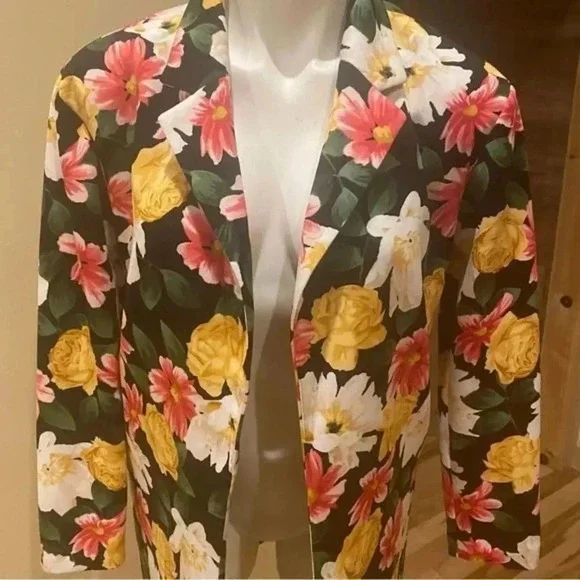 T Tahari Floral Blazer Jacket NWT - Picture 4 of 9
